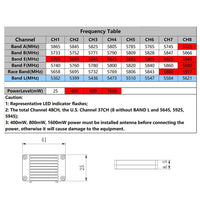 Tarot 5.8G 48CH 1.6mW Transmission VTX  Adjustable Power TL300N6