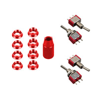 JMT Remote Control Transmitter Switch with Fixed Nut Spanner For RadioLink AT9S AT10II Futaba JR Frsky FlySky Walkera WFLY RC Transmitter