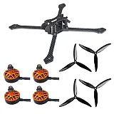 QWINOUT XY-7 V2 7inch racing drone Frame 2507 1800kv/1500kv motor 7035 Propeller