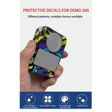 QWinOut Waterproof Decorative Sticker Adhesive Protective Film Compatible for Insta360 X5 for DJI OSMO 360 Panoramic Camera