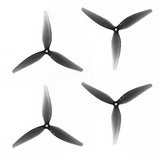 HQProp 4Pairs CW+CCW 7.5inch 7inch 6inch 4.9inch 3 Blades Propeller 5mm Shaft For 7.5inch 7inch 6inch 4.9inch Toy Airplane