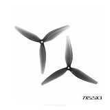 HQProp 4Pairs CW+CCW 7.5inch 7inch 6inch 4.9inch 3 Blades Propeller 5mm Shaft For 7.5inch 7inch 6inch 4.9inch Toy Airplane