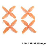 HQProp 2Pairs CW+CCW 1.6inch 4 Blades Micro ABS Propeller 1.5mm /1mm Mounting Hole For FPV RC Toy Airplane Quadcopter