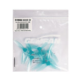 GEMFAN 4Pairs 2412 3-blades CW+CCW Propeller 1.2mm Hole For 8520 Brushed Motor For Micro FPV RC Toy Airplane Quadcopter
