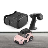 SNT 1:100 Q25-370Z FPV RC Car with Goggles Micro RC Desk Race Table Car Remote Control Car Magnetic Attraction FPVBOX RACE 25mW