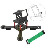 QWinOut Q-ONE180 Carbon Fiber FPV Racing Drone Frame Kit 180mm Wheelbase with 3D Print TPU Camera Mount for GOPRO 5/6/7 Action Camera