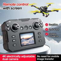 K15 Drone LCD with Screen Remote Control Brushless Power Intelligent Obstacle Avoidance High-definition Aerial Photography Aircraft