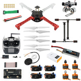 QWinOut DIY Drone Quadcopter T450 450mm Frame kit 920KV CW CCW Motor 9433 Propellers 30A ESC APM 2.8 Flight Controller GPS Compass