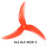 2 Pairs Emax Avan Scimitar 4024-3/4028-3 4 inch 3-Blade Propeller CW CCW Props for RC Drone Quadcopter