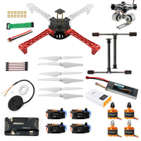 QWinOut DIY Drone Quadcopter T450 450mm Frame kit 920KV CW CCW Motor 9433 Propellers 30A ESC APM 2.8 Flight Controller GPS Compass