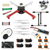 QWinOut DIY Drone Quadcopter T450 450mm Frame kit 920KV CW CCW Motor 9433 Propellers 30A ESC APM 2.8 Flight Controller GPS Compass