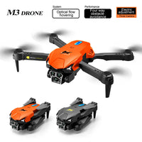 QWinOut M3 Drone 8K HD Photography Optical Flow Positioning Aircraft Four-Way Obstacle Avoidance Drone Christmas Toy Gifts