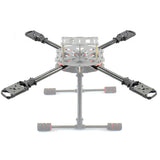 JMT 6PCS 16MM*14MM*185MM 3K Carbon Fiber Tube with 16mm Clamp Type Motor Mount Plate Holder & Z16 Folding Arm Tube Joint for 6-axle Aircraft RC Hexacopter DIY Copter Drone