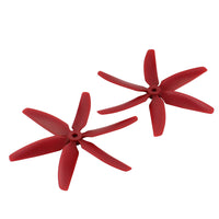 QWinOut 1 Pair 5040 5x4&quot; CW CCW 6-blades Propeller Props for DIY RC FPV Racing Drone Quadcopter FPV 250 280 320