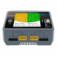 Clearance HOTA D6 Pro AC/DC AC 200W DC 650W 15A Smart Charger for LiHv/LiPo/LiFe/Lilon