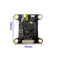 QWinOut 1W6 4.9G-5.8GHZ 48CH 1600mW 1.6W Adjustable FPV VTX 7-32V Transmitter for RC FPV Drone Long Range Frame Quadcopter