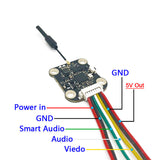 QWinOut 5.8G 1W VTX 48CH VTX Transmission Input Voltage 7-26V Transmission Power 0/100/200/400/1000mW IPEX4 Antenna