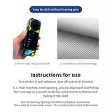 QWinOut Waterproof Decorative Sticker Adhesive Protective Film Compatible for Insta360 X5 for DJI OSMO 360 Panoramic Camera