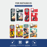 QWinOut Waterproof Decorative Sticker Adhesive Protective Film Compatible for Insta360 X5 for DJI OSMO 360 Panoramic Camera