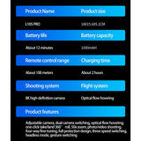 LYZRC L105 PRO ELRS 2.4GHz Brushless FPV Toy Airplane Adjustable 90 Degree Camera Angle With Transmitter