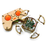 QWINOUT 2.4GHz Wooden Toy Airplane DIY Assembling Quadcopter 816 Motor With Remote Controller