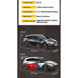 ZLL SG716 PRO 1:24 Scale 4 Wheel Drive 2.4GHz RC Car 20KM/H High Speed Pulling Drift Remote Control Car