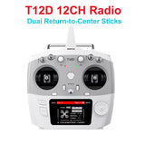 RadioLink T12D ELRS 2.4G 12CH 7.4V-18V Radio Transmitter 2.8inch Screen PWM / SBUS / PPM / CRSF Signal For RC Helicopters