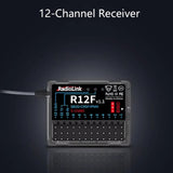 RadioLink R12F 12CH / R16F 16CH 2.4G 3V-12V Receiver Support SBUS PWM CRSF Signal For Crawler Drifting RC Car