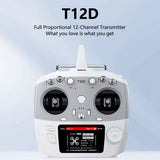 RadioLink T12D ELRS 2.4G 12CH 7.4V-18V Radio Transmitter 2.8inch Screen PWM / SBUS / PPM / CRSF Signal For RC Helicopters
