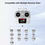 RadioLink T12D ELRS 2.4G 12CH 7.4V-18V Radio Transmitter 2.8inch Screen PWM / SBUS / PPM / CRSF Signal For RC Helicopters