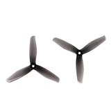 GEMFAN 2Pairs 5155 DYH 3 Blades Propeller 5mm Mounting Hole For 2408 Motor For F9A-A 400mm Football RC Toy Airplane