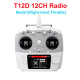 RadioLink T12D ELRS 2.4G 12CH 7.4V-18V Radio Transmitter 2.8inch Screen PWM / SBUS / PPM / CRSF Signal For RC Helicopters