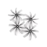 (HQDrop) 76MMX8 (2 CCW +2 CW) Ducted Propeller High Lift Propeller Crossing Aircraft Silent Propeller