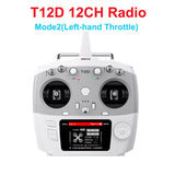RadioLink T12D ELRS 2.4G 12CH 7.4V-18V Radio Transmitter 2.8inch Screen PWM / SBUS / PPM / CRSF Signal For RC Helicopters