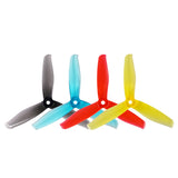 GEMFAN 2Pairs 5155 DYH 3 Blades Propeller 5mm Mounting Hole For 2408 Motor For F9A-A 400mm Football RC Toy Airplane