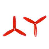 GEMFAN 2Pairs 5155 DYH 3 Blades Propeller 5mm Mounting Hole For 2408 Motor For F9A-A 400mm Football RC Toy Airplane