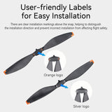 2Pairs Propeller For DJI Mini 5 Pro Drone Wing Replacement Lightweight Props 2-Blades Low Noise Propellers Drone Accessories