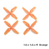 HQProp 2Pairs CW+CCW 1.6inch 3 Blades Micro ABS Propeller 1.5mm Mounting Hole For FPV RC Toy Airplane Quadcopter