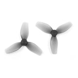 (HQDrop) FB2826 (2CCW+2CW) 3-blade 2.8inches Propeller Transparent Gray Drone Football Specific Paddle