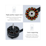 E-power 1PC X4215 8S 400KV / 6S 650KV Brushless Motor 6mm Mounting Hole For 13inch 15inch Multi-axis FPV RC Toy Airplane