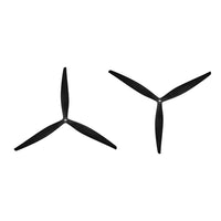 HQporp 1Pair CW+CCW 17inch 3 Blades CRN Propeller 8inch Pitch 6mm Mounting Hole For 17inch FPV RC Toy Airplane Quadcopter