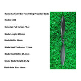 QWinOut Model Airplane Fixed Wing Carbon Fiber Spiral Positive Propeller Slow Speed Propeller Electric Motor Propeller
