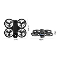 Upgrade Large Screen Control Full Protection Paddle Blades Anti Fall Four Axis Remote Control Drone Upgrade Brushless Motor Electrically Adjustable Camera