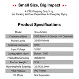 AXISFLYING 5.8G 0.1W Mini Analog Image Transmission 25/50/100mW Power Output For Pockey 20 3S FPV Quadcopter
