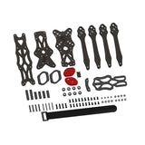 QWINOUT APEX EVO O4 Pro 225mm Wheelbase 3K Carbon Fiber FPV Toy Airplane Frame Kit For DJI O3 / O4 Pro Air Unit VTX Mount