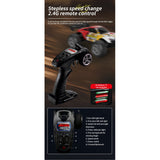 LYZRC C100 1:16 Full Proportion 4WD 2.4G High Speed Off-road Remote Control Car 30km/h With Remote Control Handle