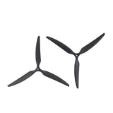 GEMFAN 1 Pair F1608 Three Bladed Fiberglass Nylon Black Folding Paddles for 4720 Motor