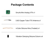 AXISFLYING 5.8G 0.1W Mini Analog Image Transmission 25/50/100mW Power Output For Pockey 20 3S FPV Quadcopter