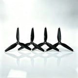 QWINOUT 2Pairs CW+CCW 5129 3 Blades Carbon Fiber Propeller 5mm Shaft For 2207 / 2306 Motor For 5inch FPV RC Toy Airplane