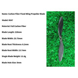 QWinOut Model Airplane Fixed Wing Carbon Fiber Spiral Positive Propeller Slow Speed Propeller Electric Motor Propeller